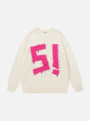 Vintage High Street Embroidery Sweater