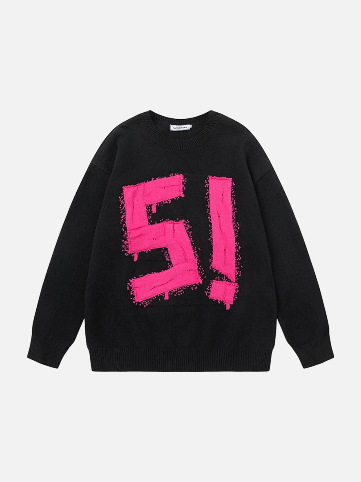 Vintage High Street Embroidery Sweater