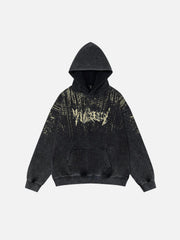 Vintage Letter Hoodie