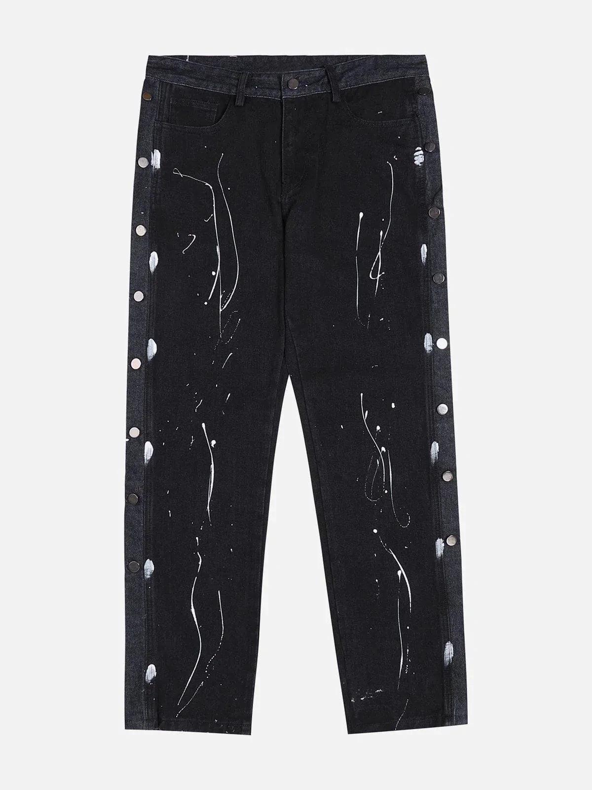 Vintage Splash Ink Breasted Jeans