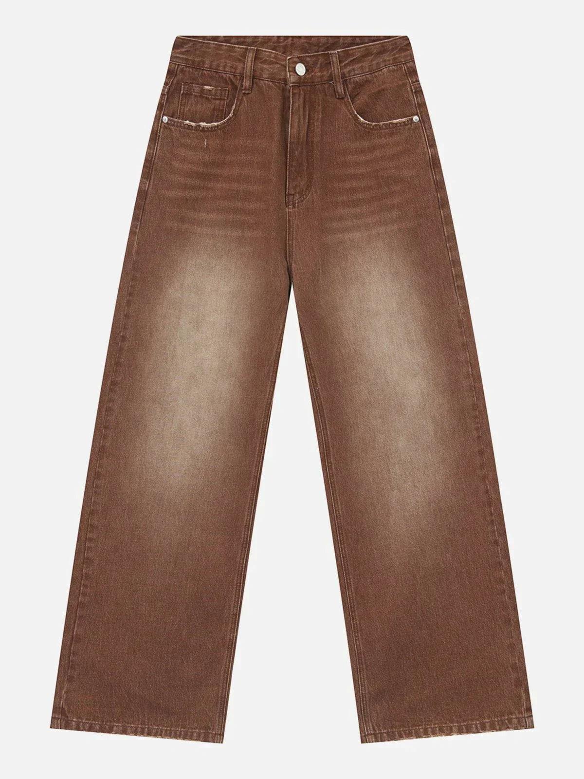Vintage Wash Gradient Jeans