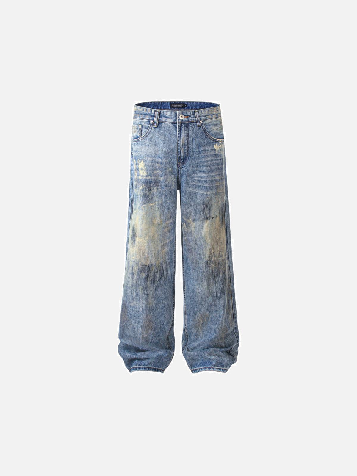 Vintage Washed Dirty Jeans