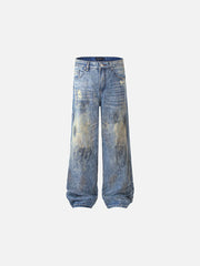 Vintage Washed Dirty Jeans