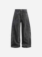 Vintage Washed Distressed Jeans