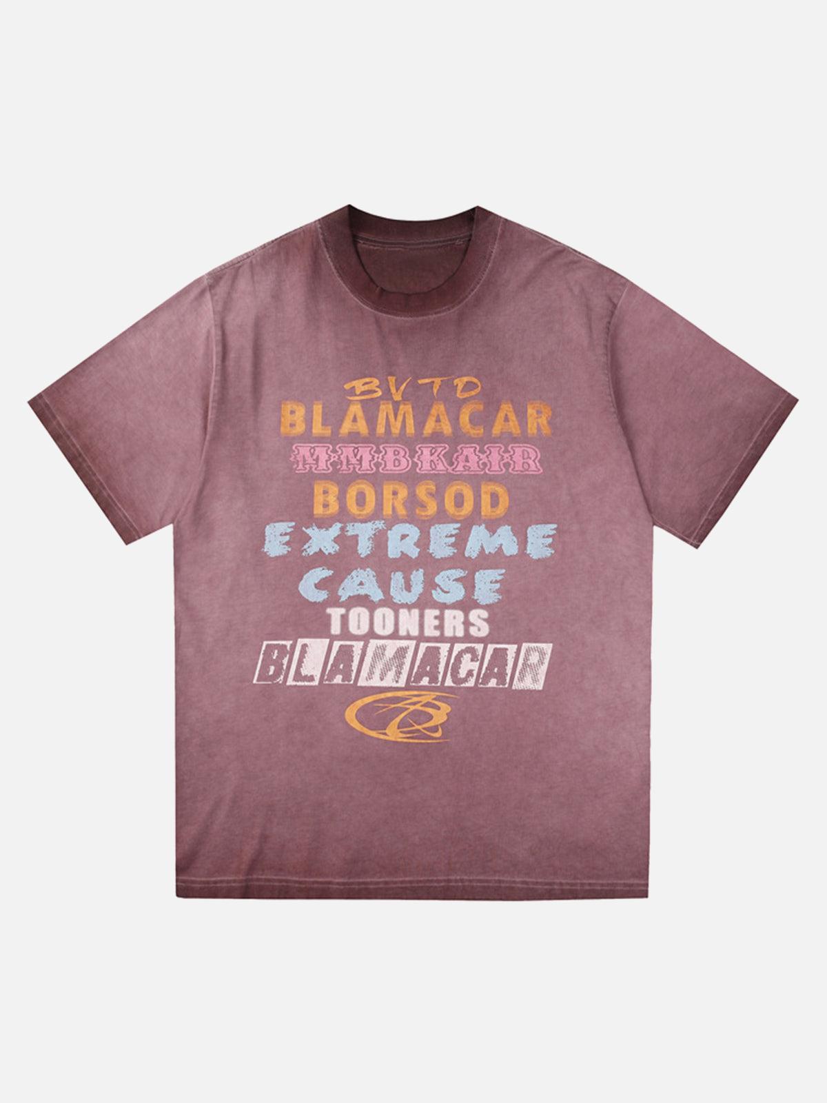 Washed Blamacar Graphic T-Shirt
