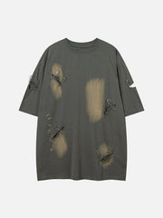 Washed Broken Holes Tee