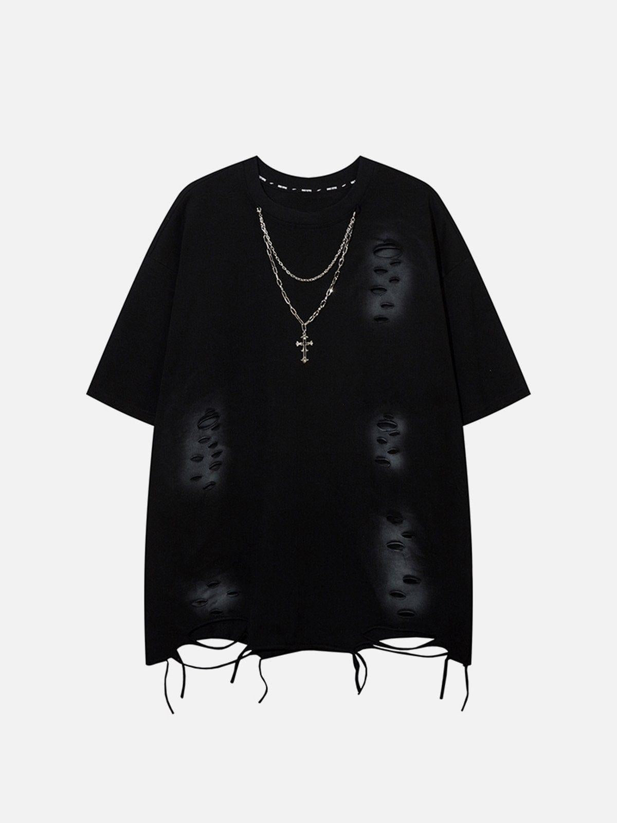 Washed Distressed Tee