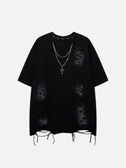 Washed Distressed Tee