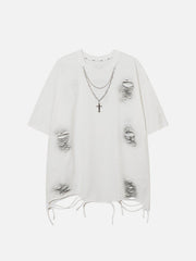Washed Distressed Tee