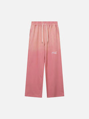 Washed Gradient Drawstring Sweatpants