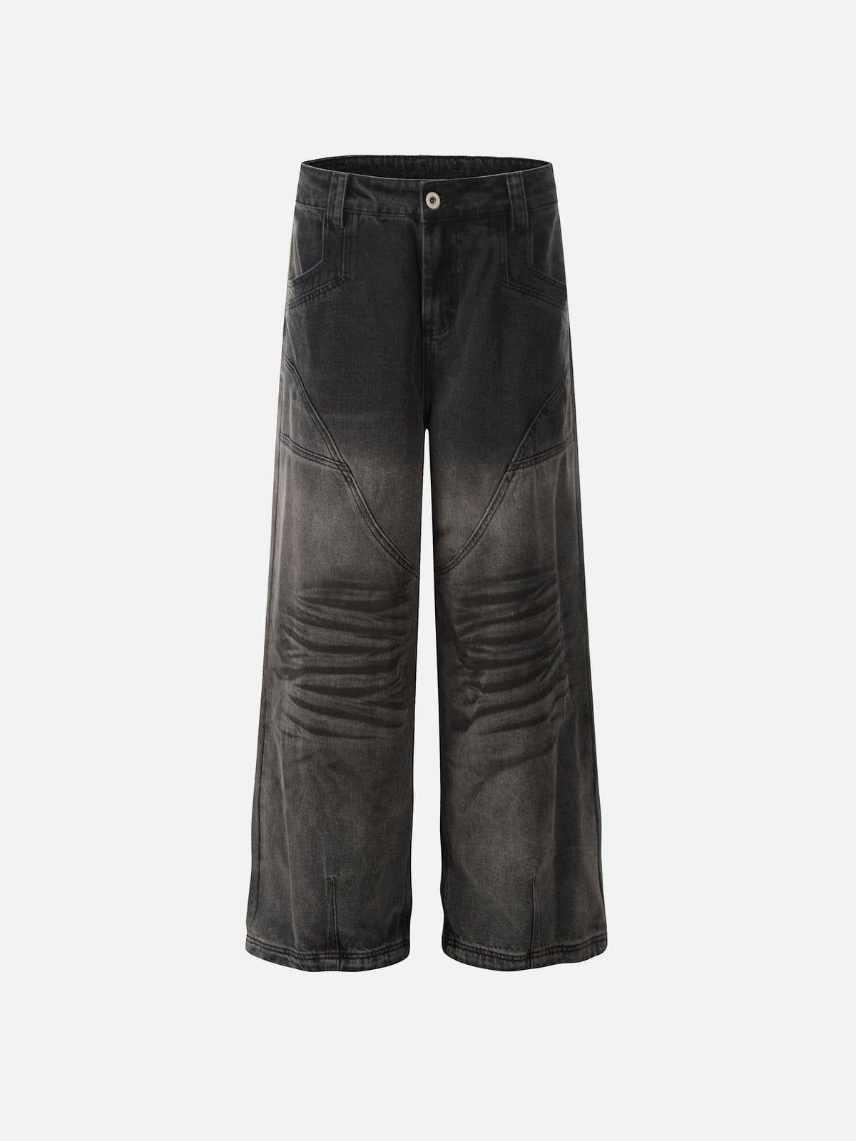 Washed Graphic Jeans