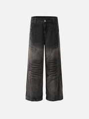 Washed Graphic Jeans
