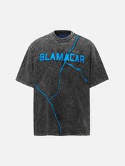 Washed Lightning Oversized T-Shirt