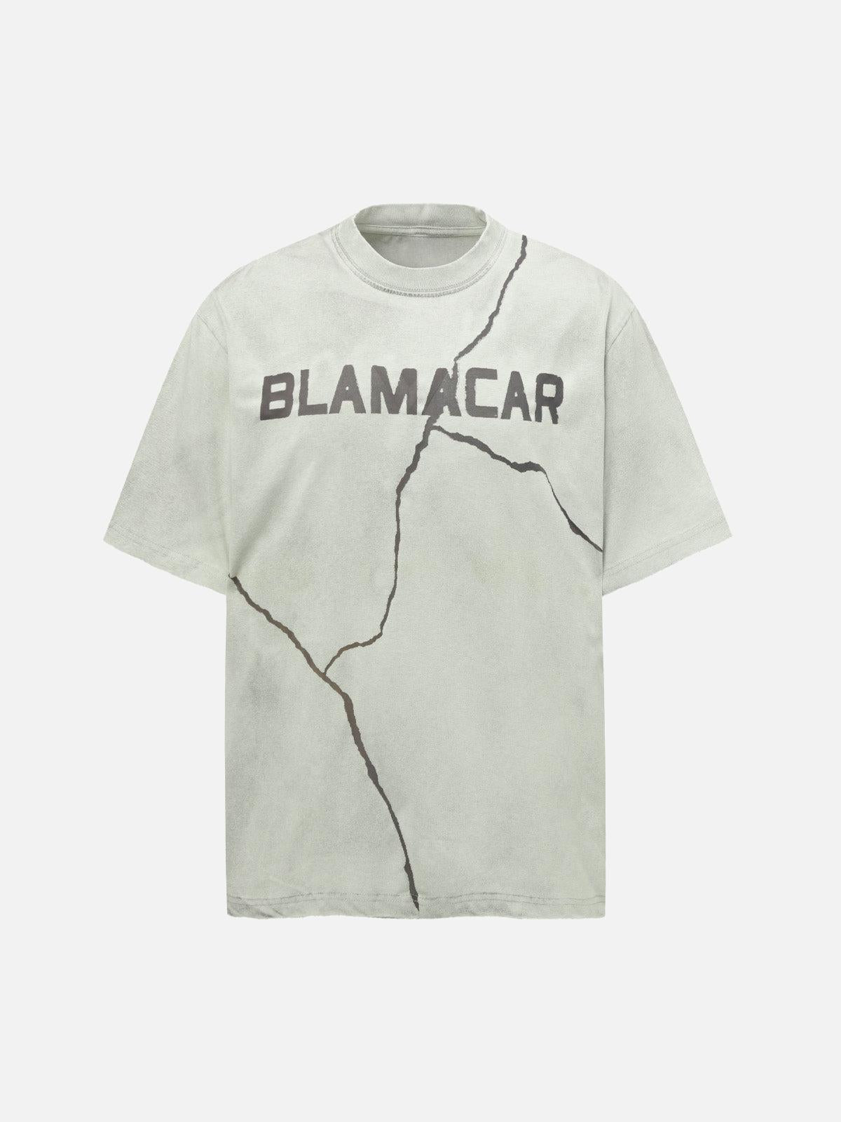 Washed Lightning Oversized T-Shirt