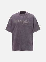 Washed Lightning Oversized T-Shirt