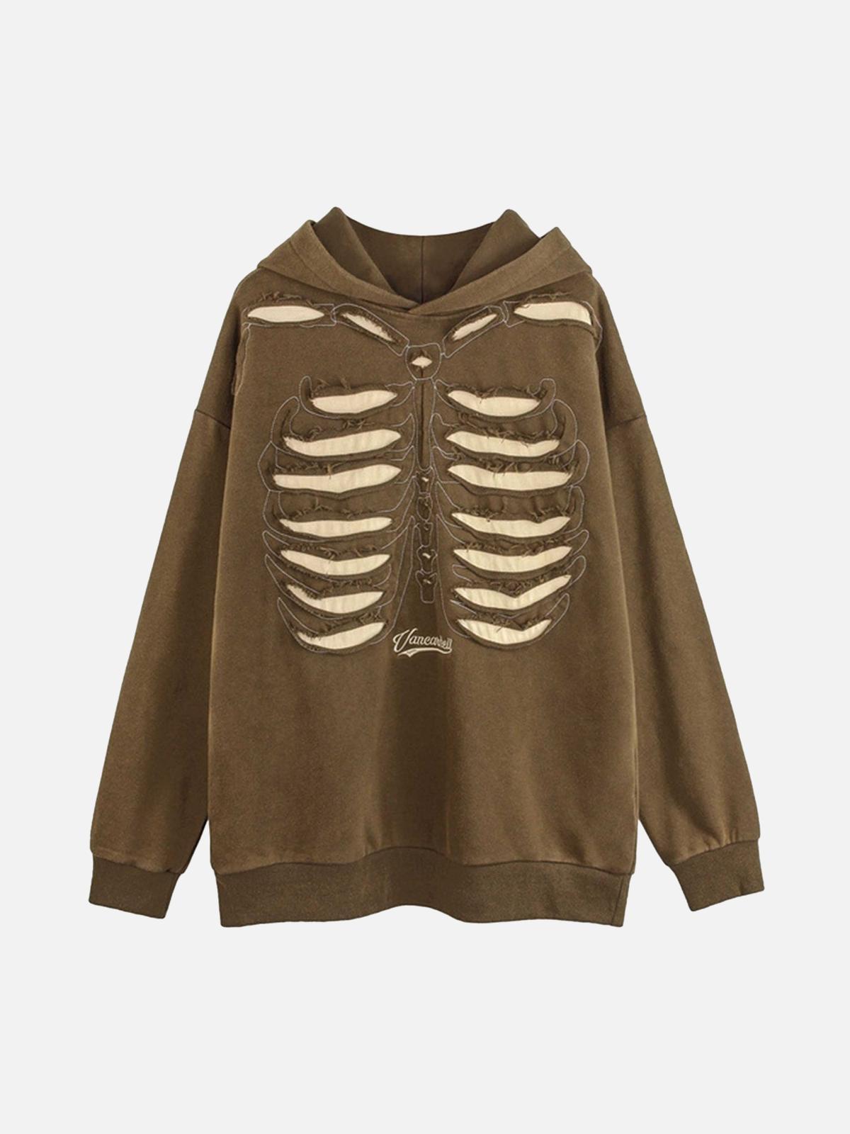 Washed Streetwear Aged Look Hoodie