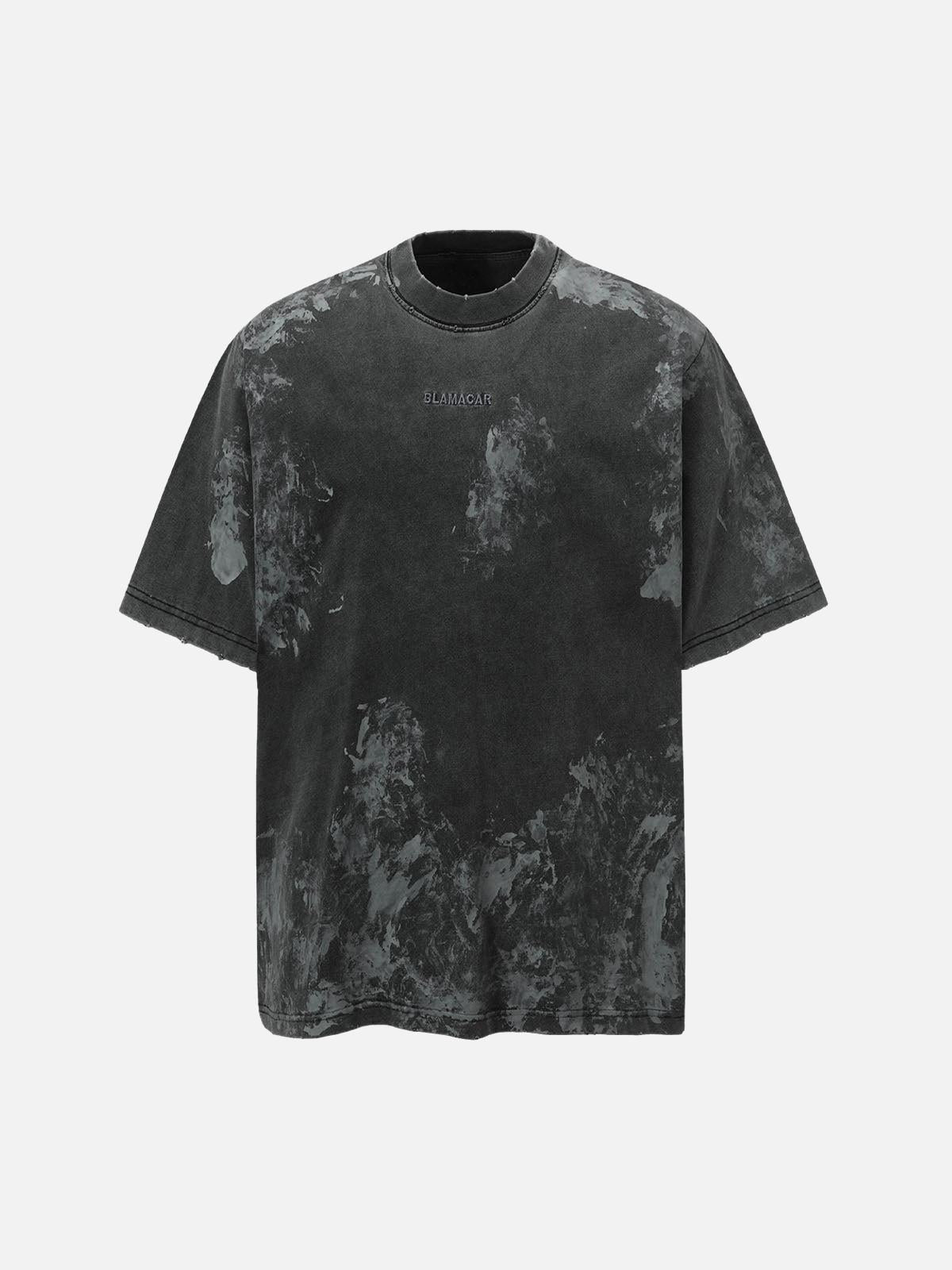 Washed Tie-Dye Short Sleeve T-Shirt