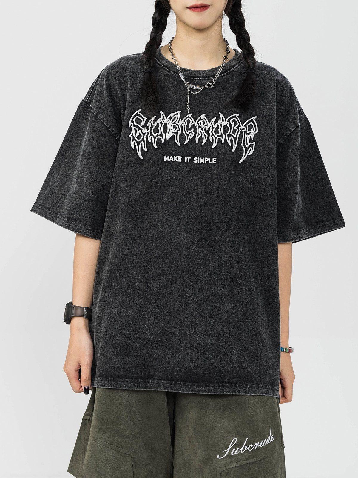 Washed Wings Print Tee