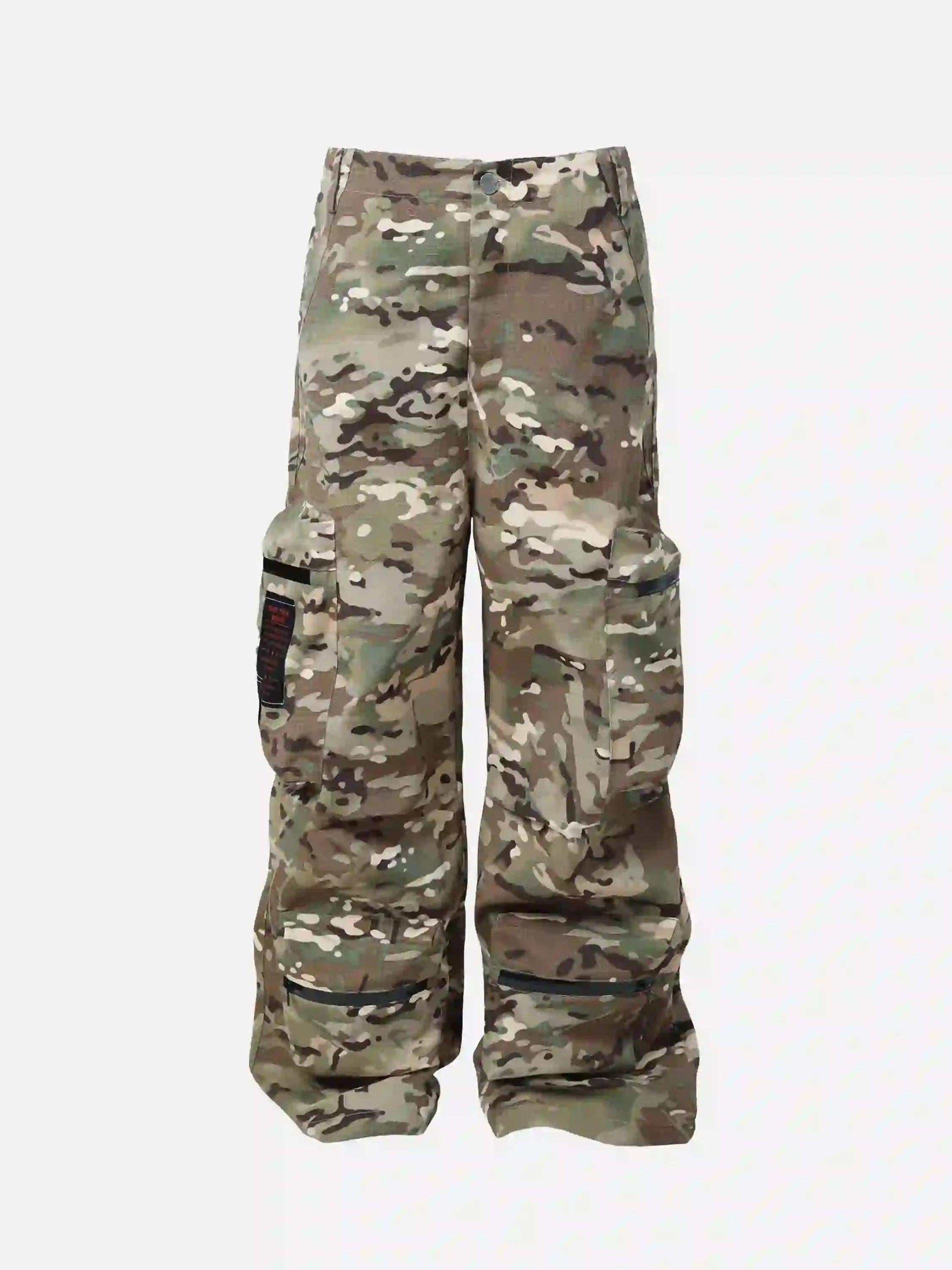 Workwear Camouflage Hip-Hop Street Casual Pants