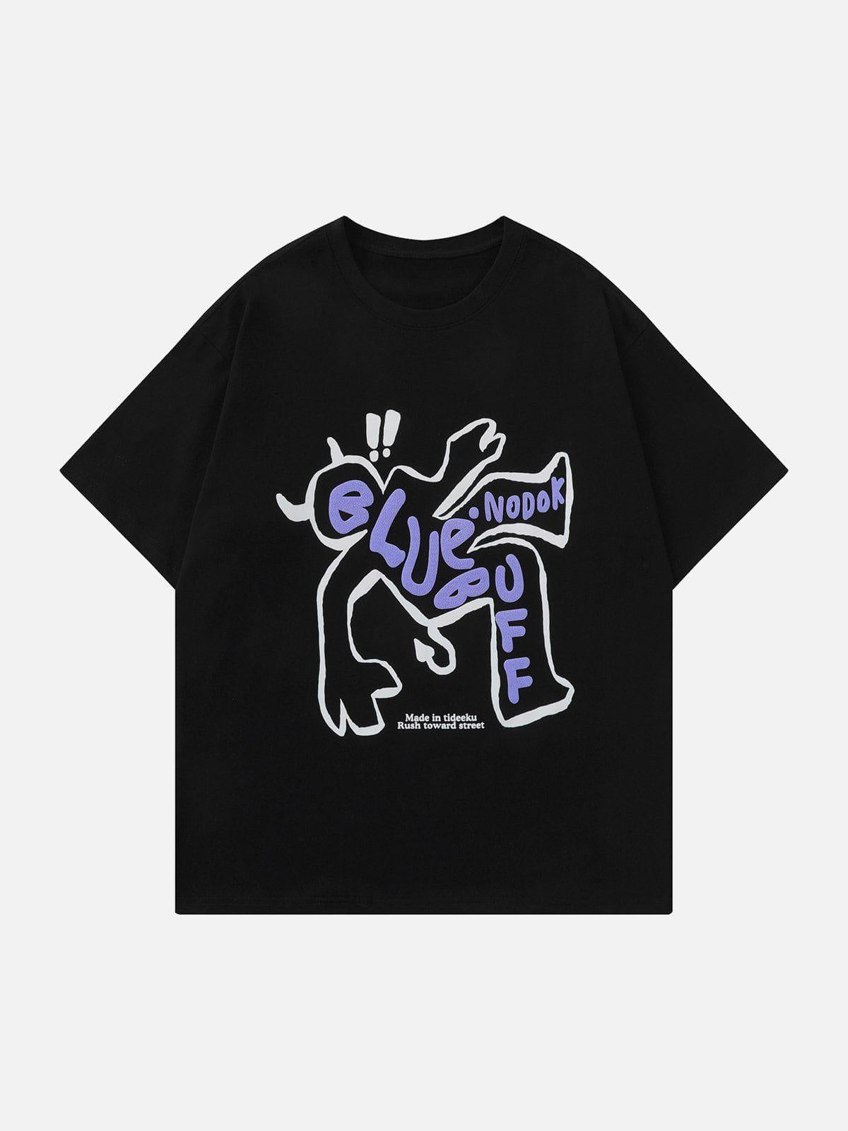 Wrestling Demon Print Tee