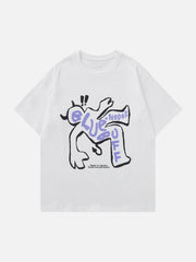 Wrestling Demon Print Tee