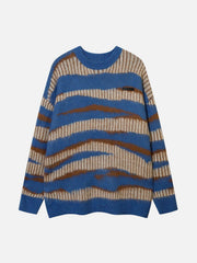 Zebra Print Mohair Sweater