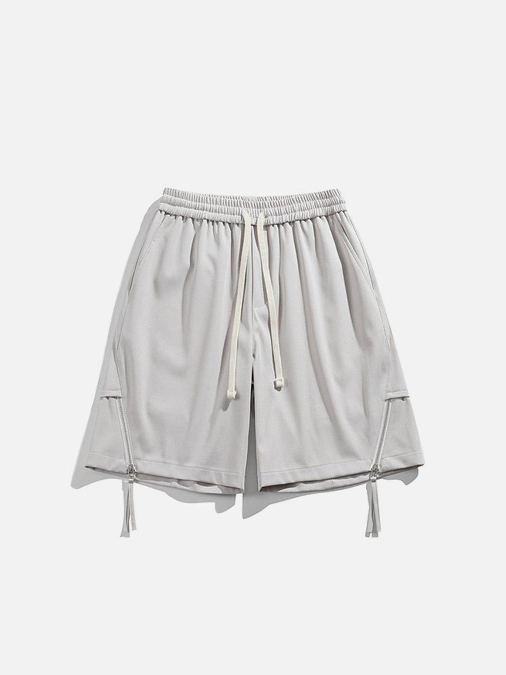 Drawstring Lock Slide Shorts ZIP UP Drawstring Shorts – Loczu