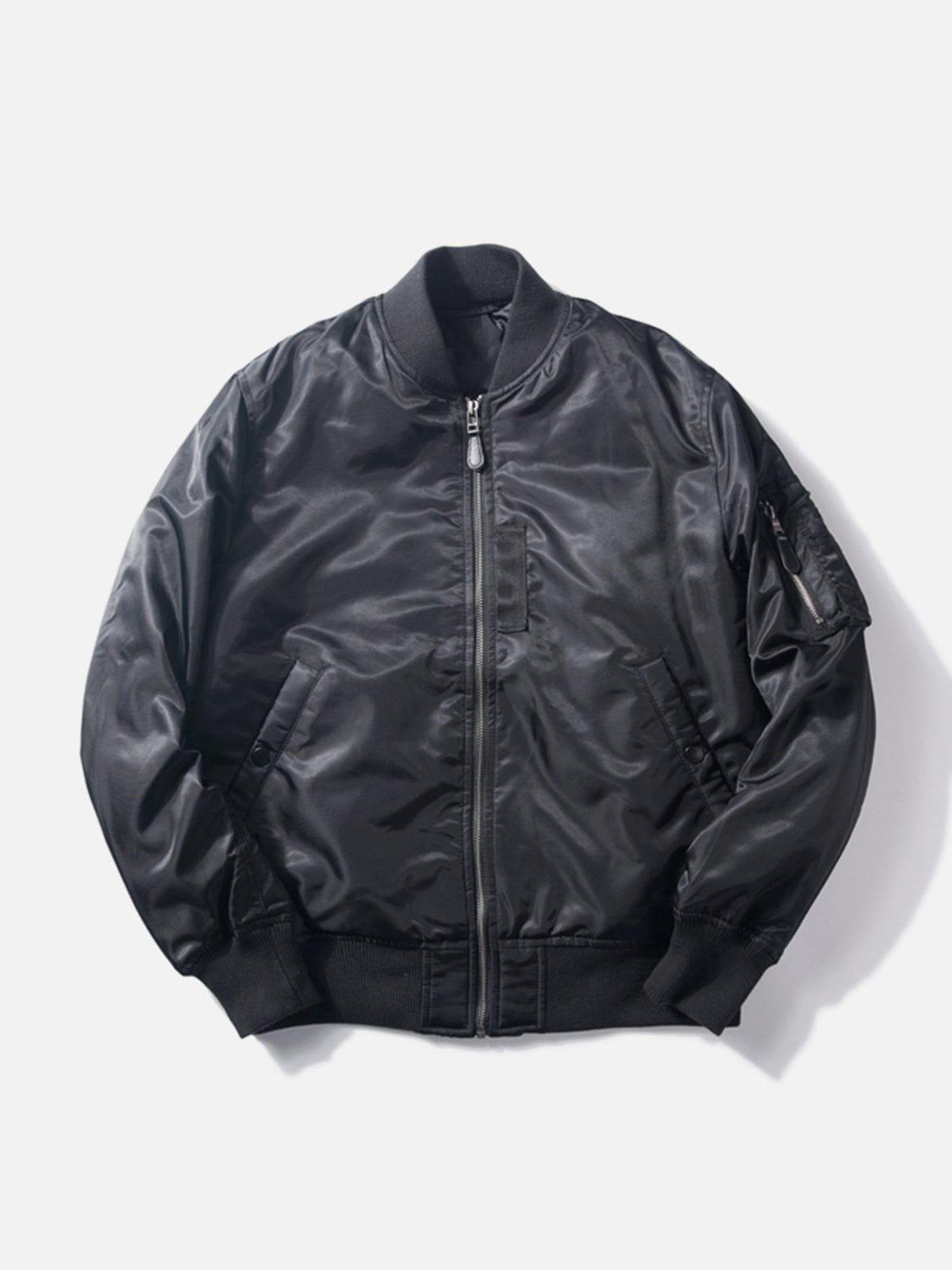 ZIP UP Solid Color Winter Coat