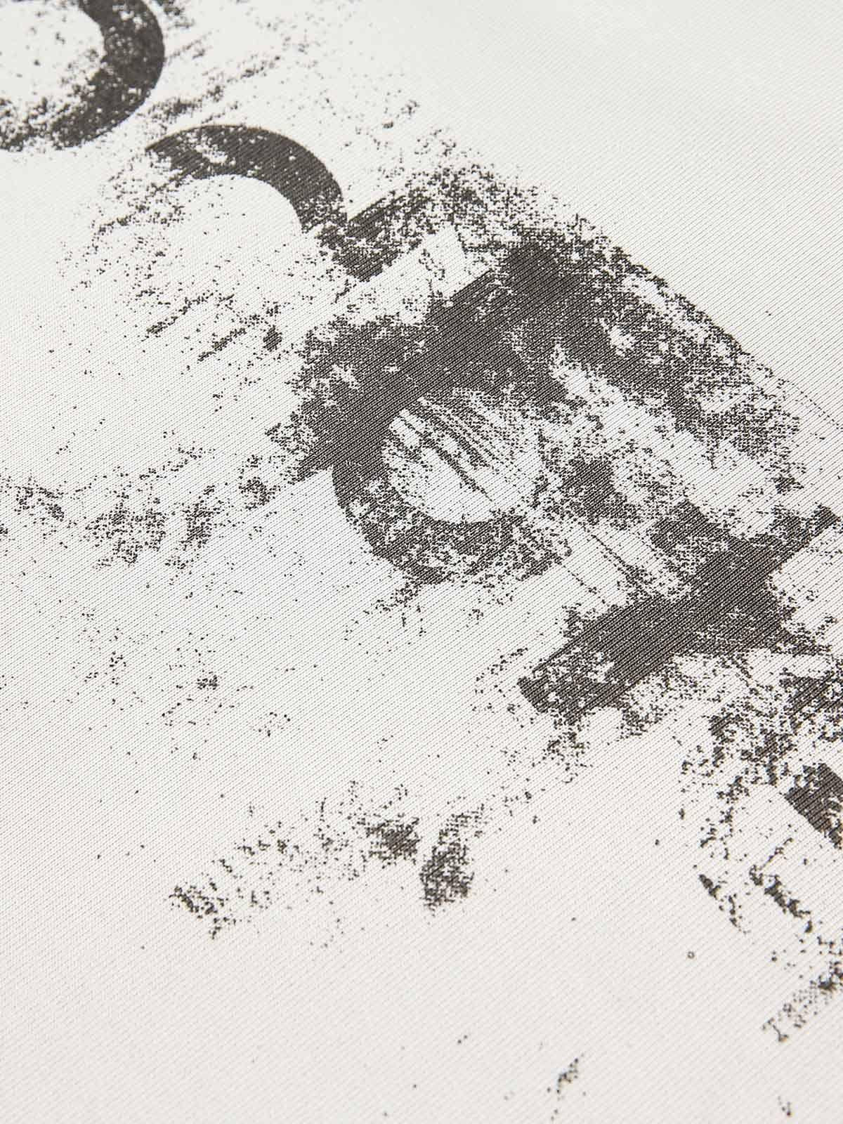 Tattered Design Printed T-Shirt