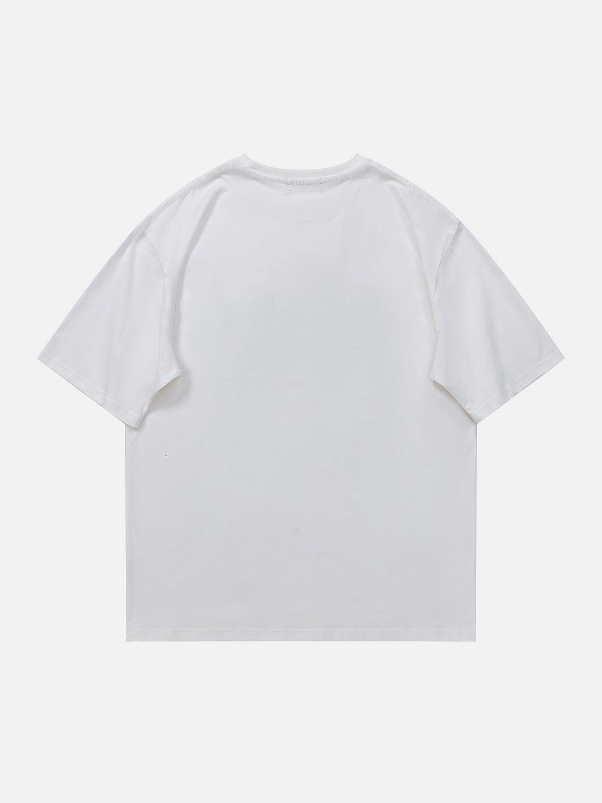 The Cat After Work Print Tee