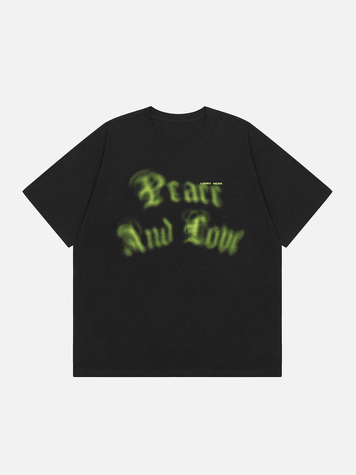 Tie Dye Flocked Star Tee