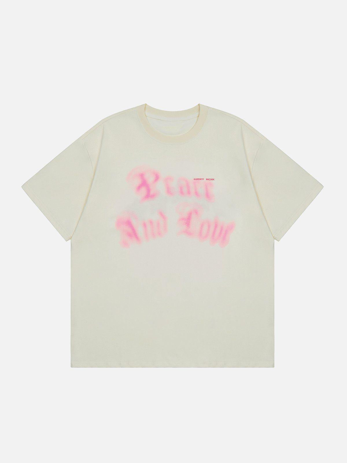 Tie Dye Flocked Star Tee