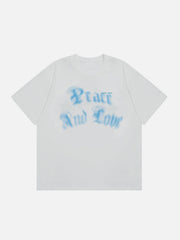 Tie Dye Flocked Star Tee