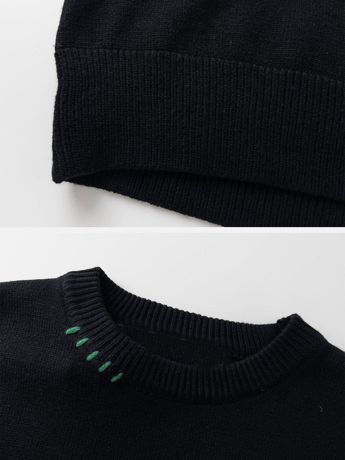 Tomato Jacquard Sweater