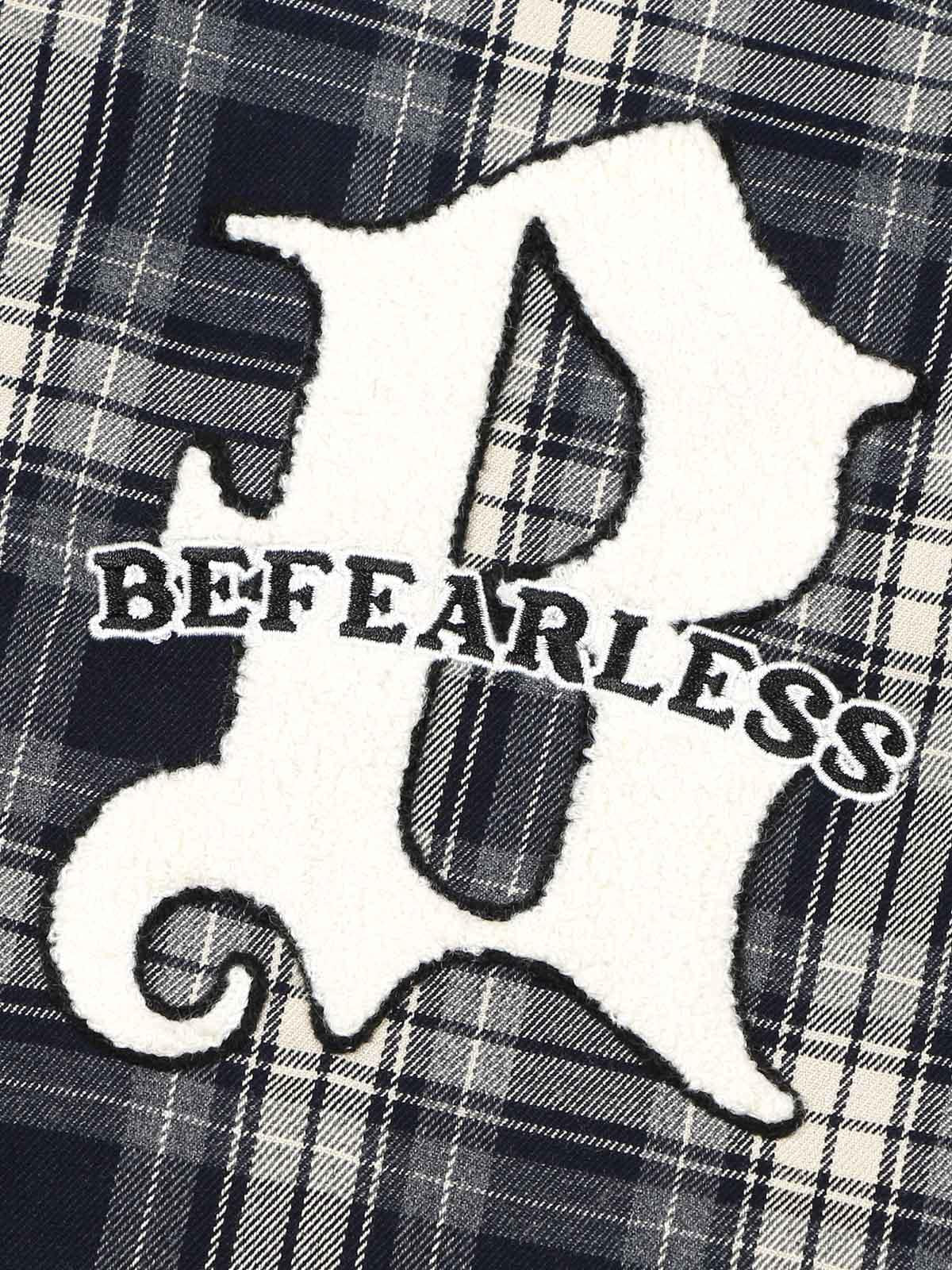 Towel Embroidered Plaid Shirt
