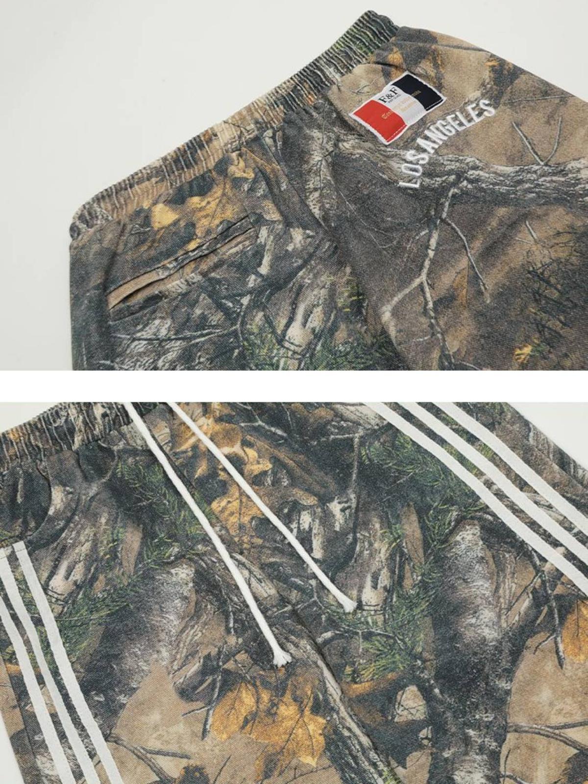 Tree Branches Digital Print Drapey Pants