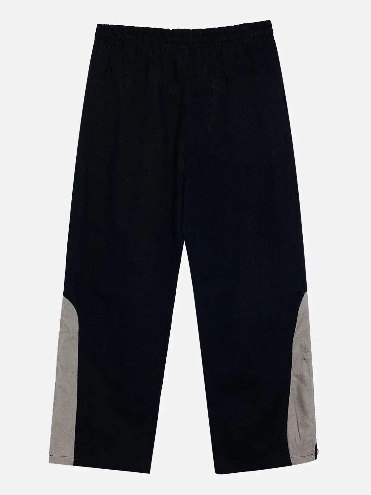 Trendy Zipper Straight-Leg Pants