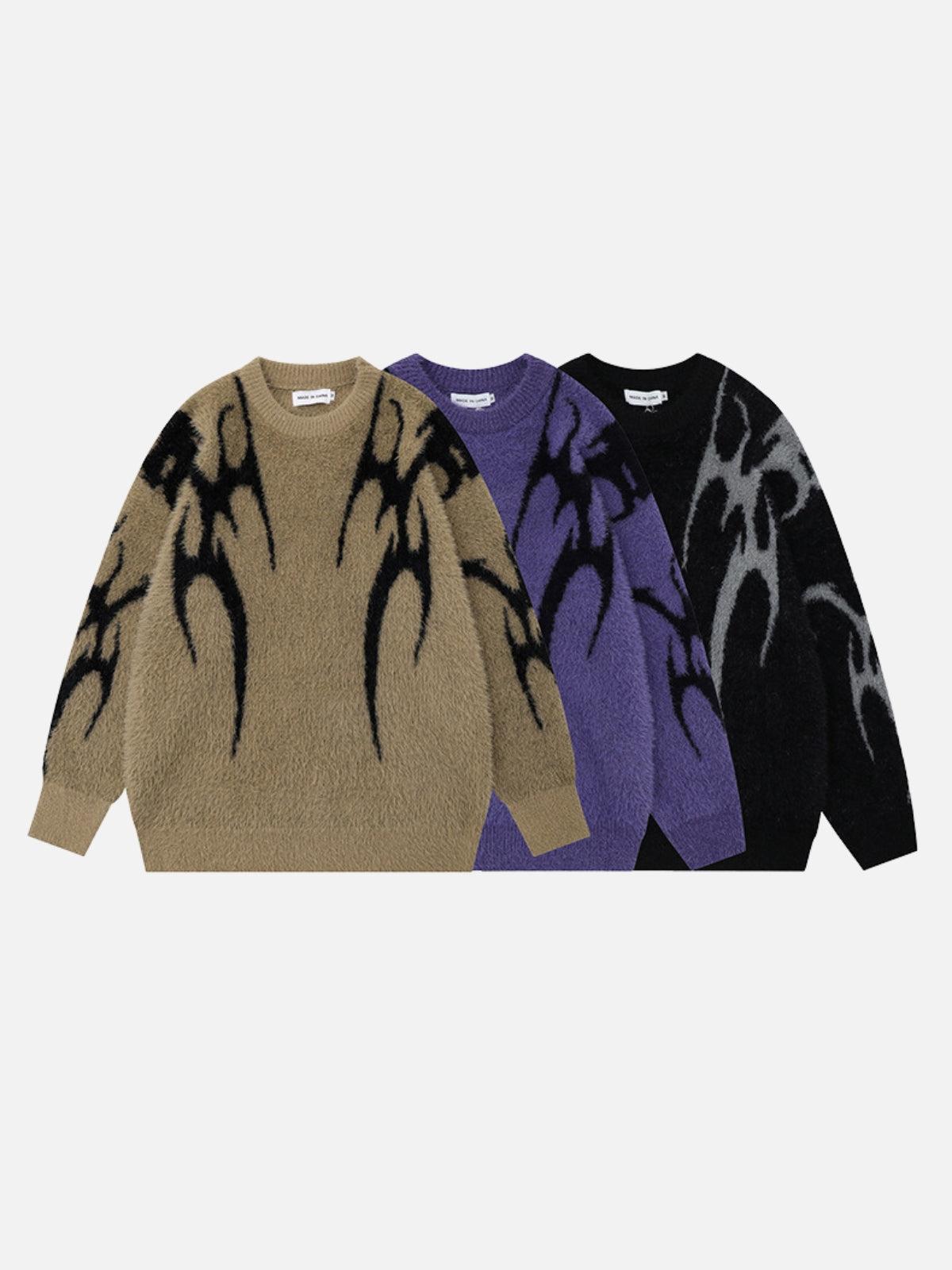 Tribal Jacquard Knit Sweater