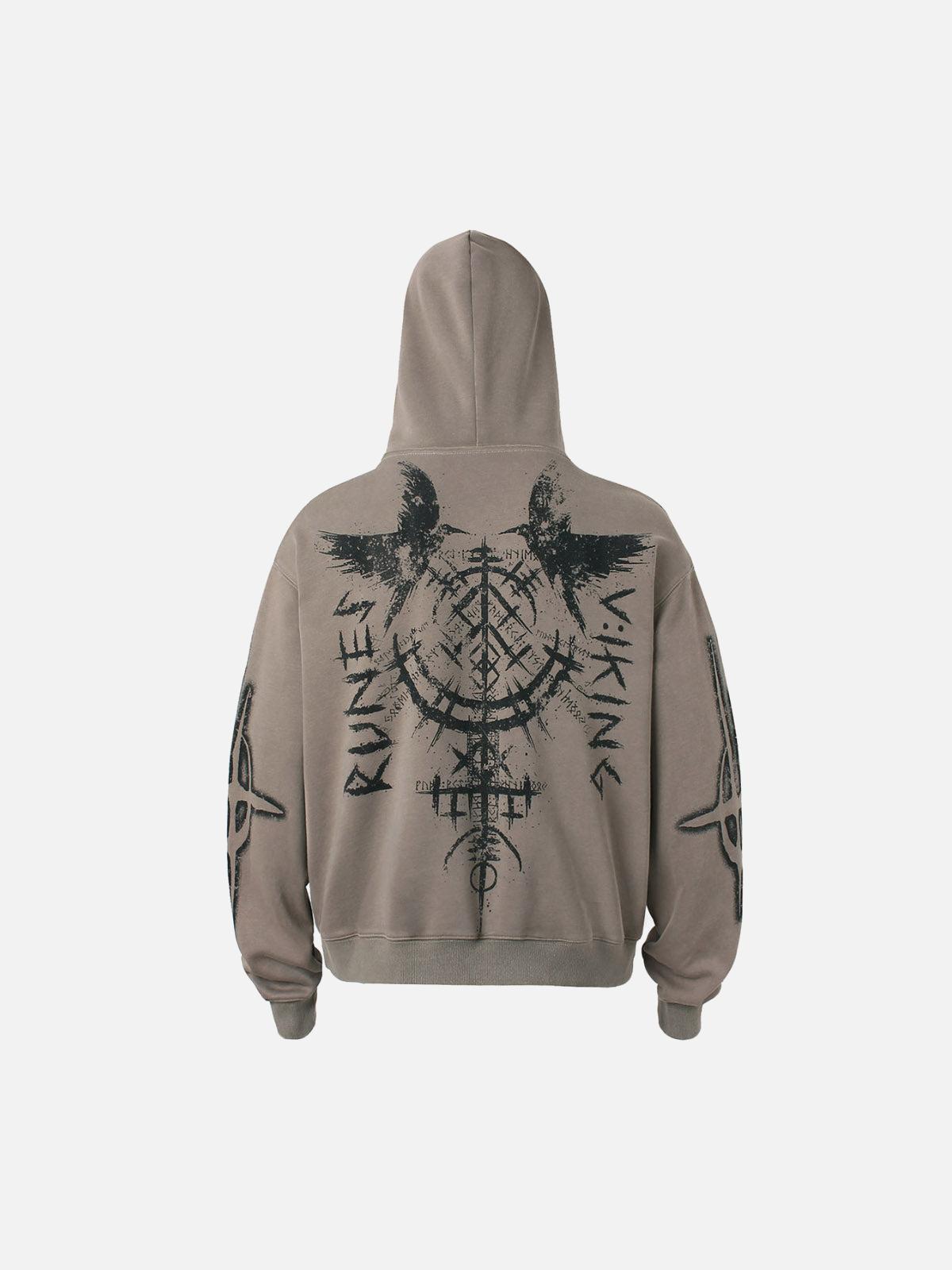 Triple Eye Graphic Hoodie