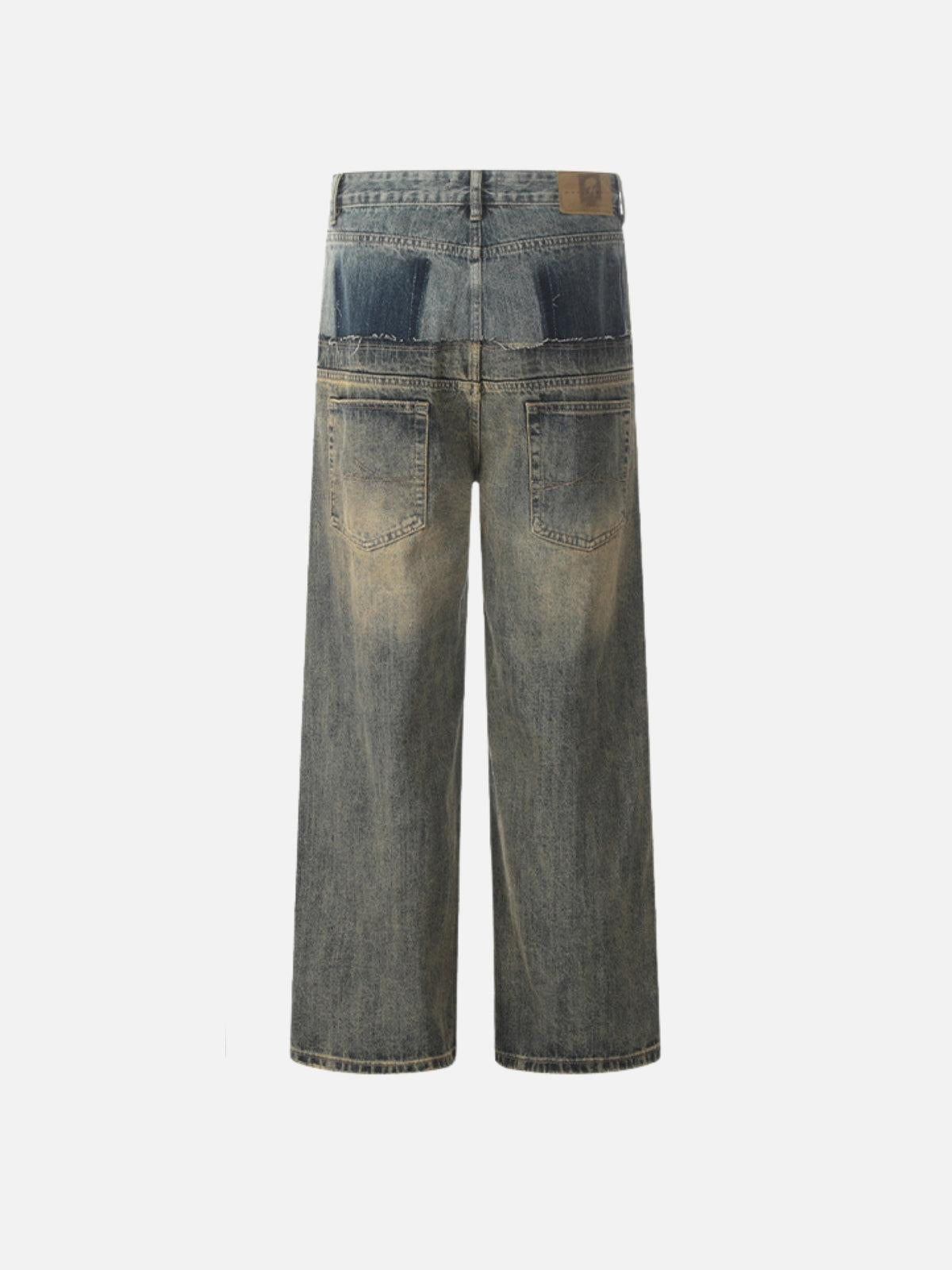 Two Layer Loose Jeans