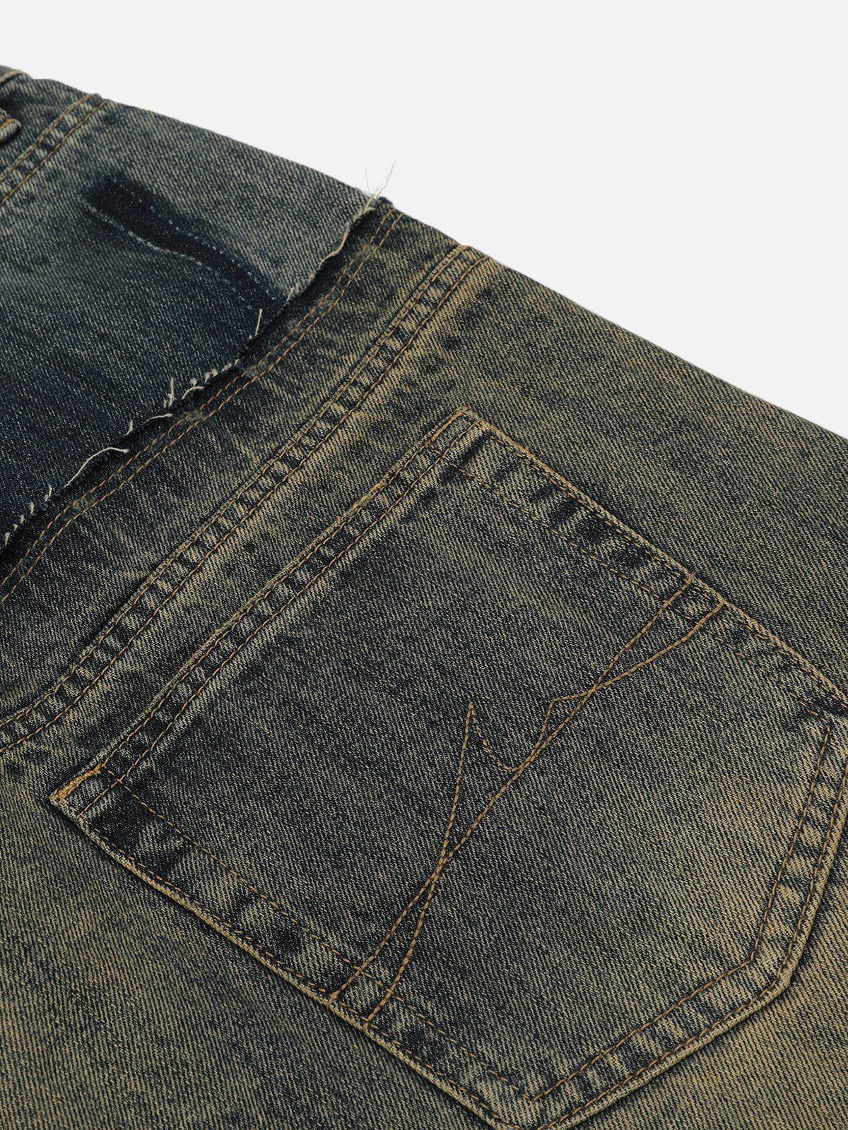Two Layer Loose Jeans