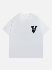 V Graphic Print Tee