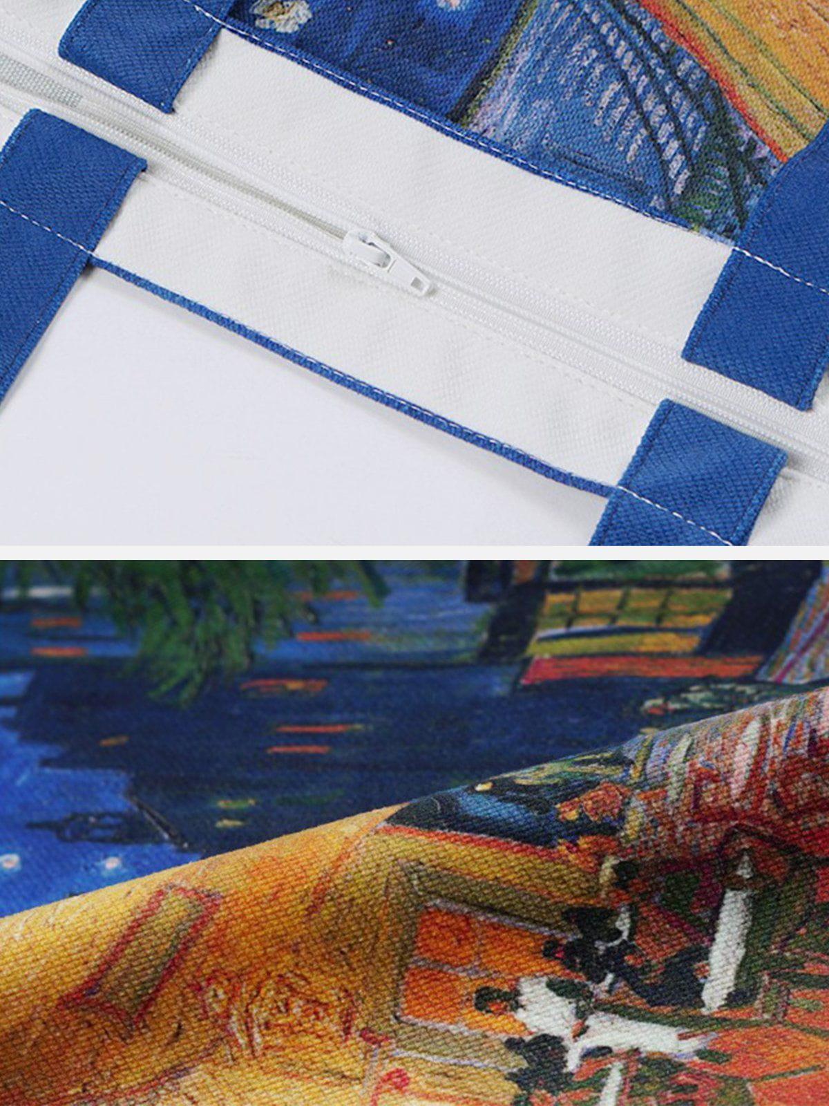 Van Gogh Oil On Canvas Bag