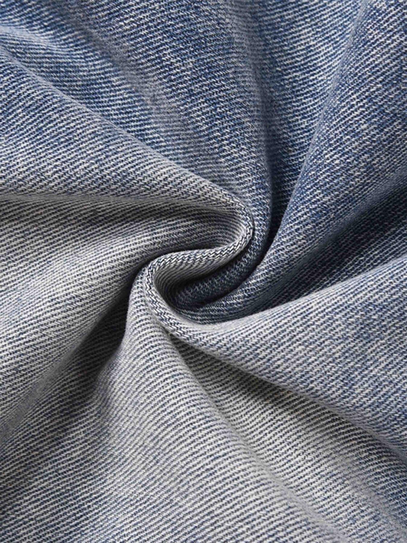 Versatile Multi-Pocket Straight-Leg Jeans