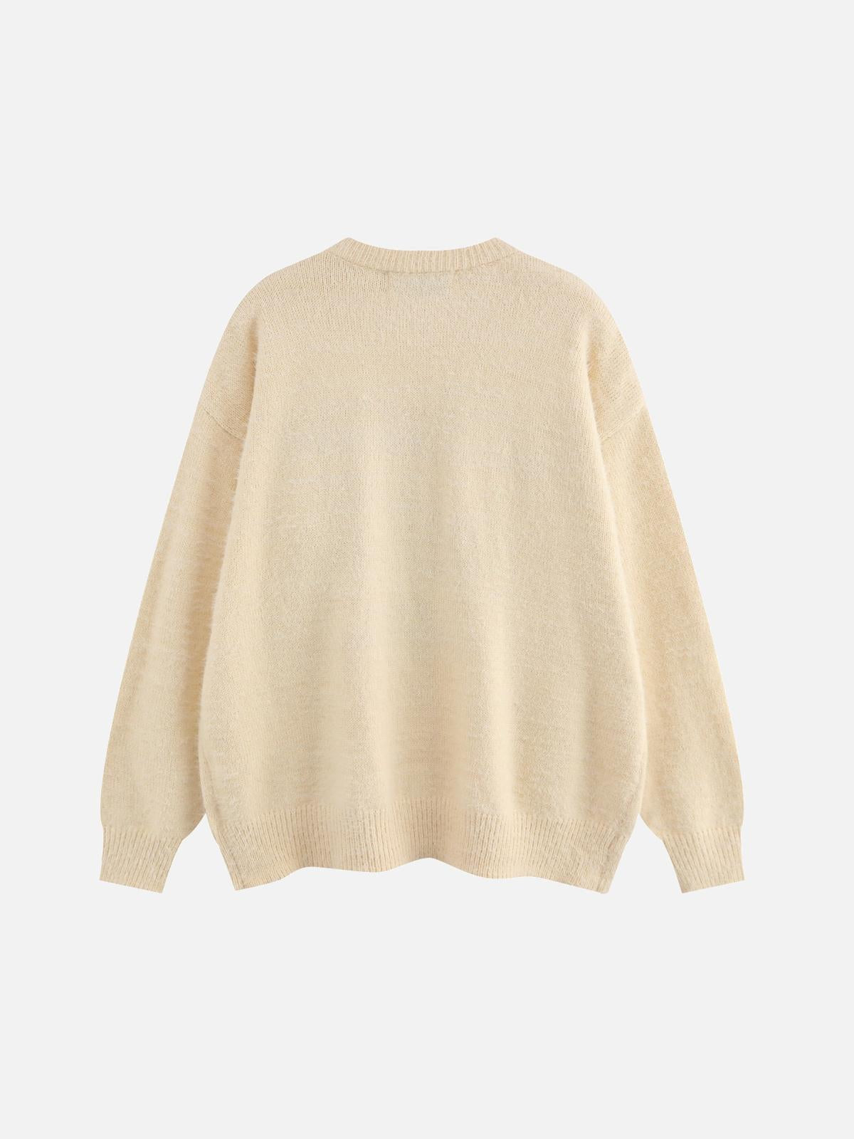 Vinatge Cartoon Dog Cleanfit Sweater
