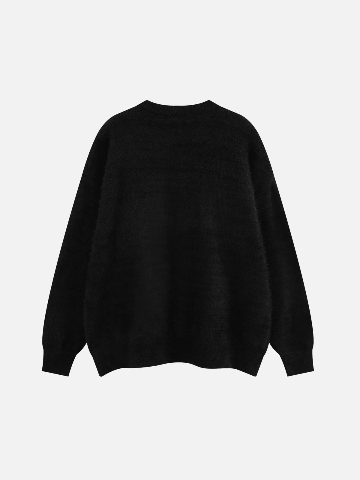 Vinatge Cartoon Dog Cleanfit Sweater