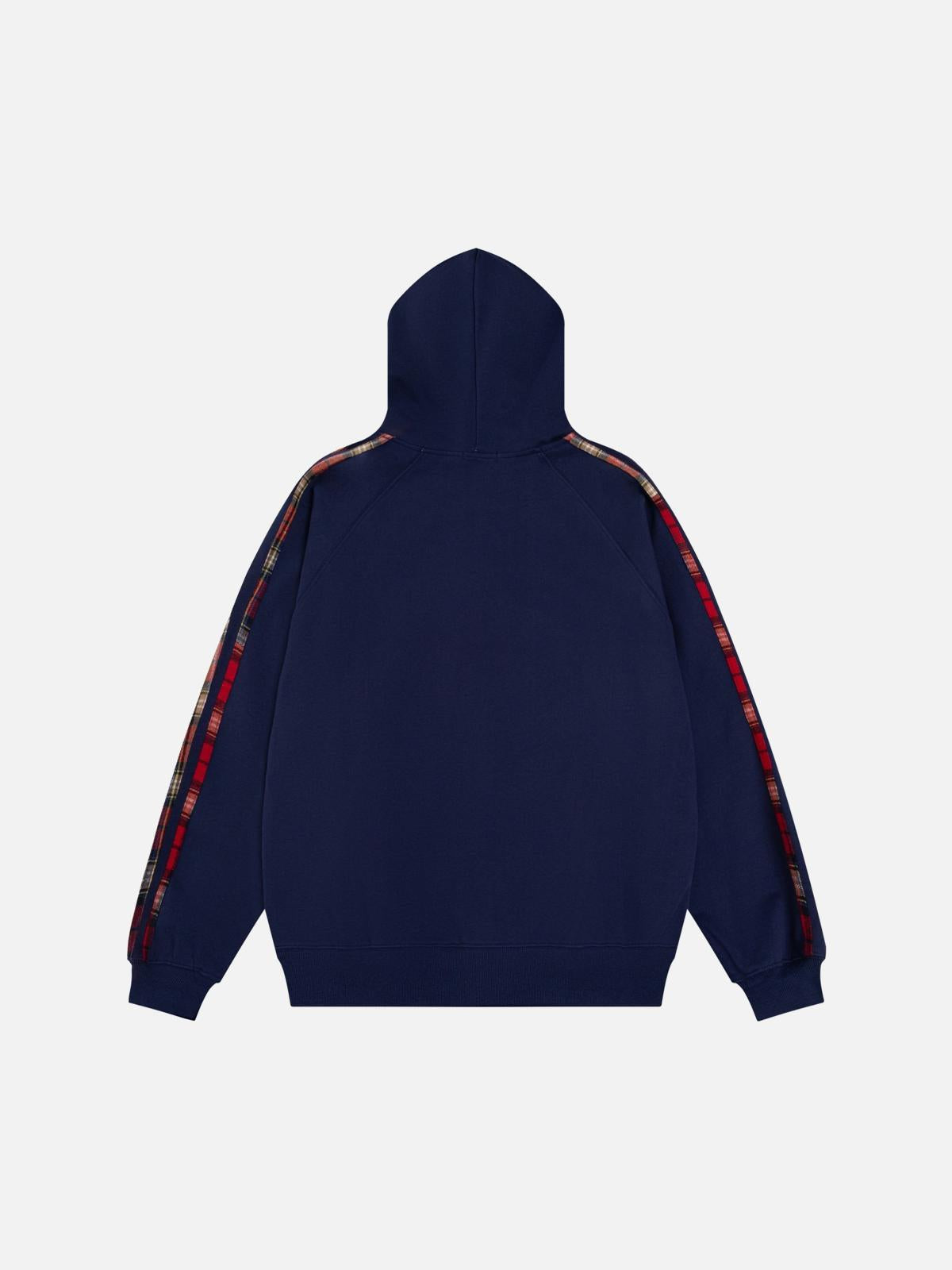 Vinatge Leisure Print Hoodie