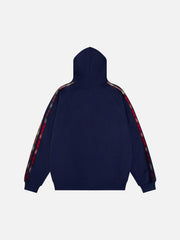 Vinatge Leisure Print Hoodie