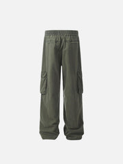 Vinatge Washed Multi-Pocket Work Cargo Pants
