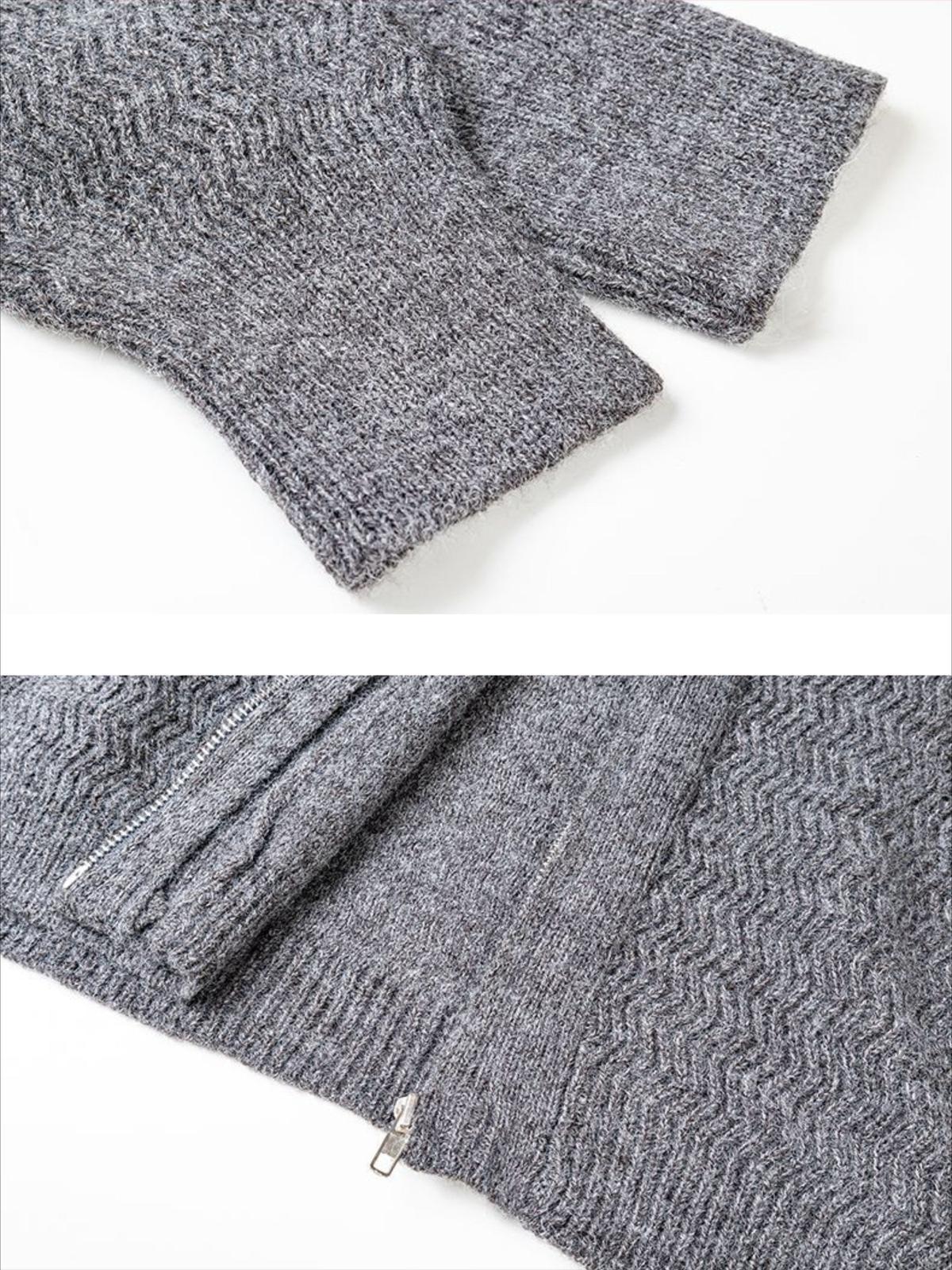 Vintage Braided Texture Sweater